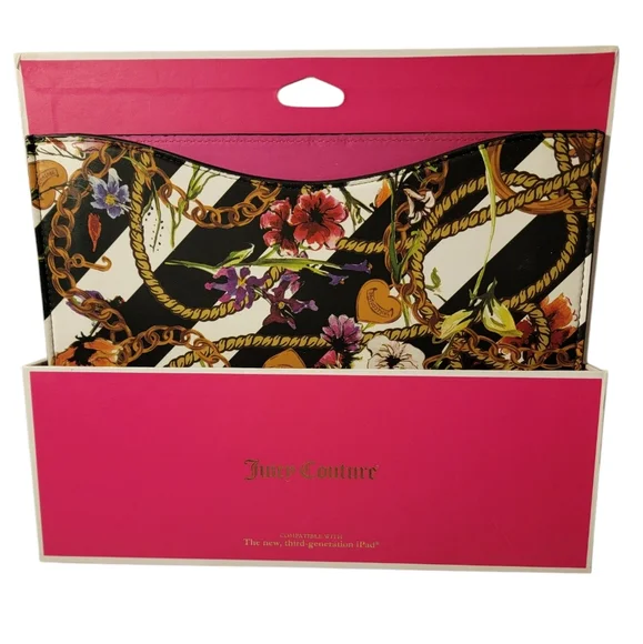 JUICY COUTURE 10" Tablet Pouch Carry Bag Luxury - Picture 1 of 9